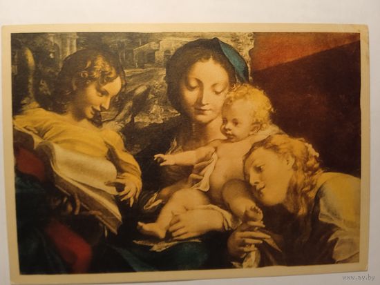 Корреджо. Мадонна со святым Иоанном. Издание Италии