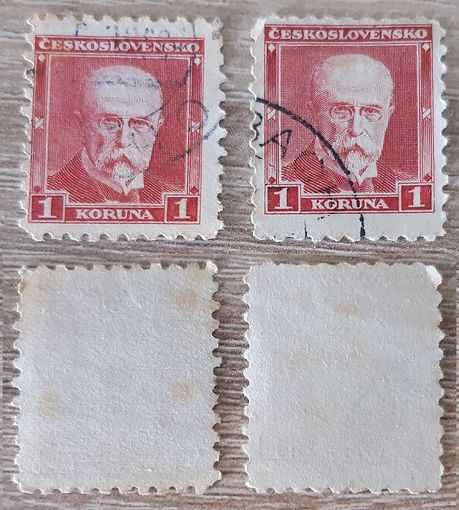 Чехословакия 1930 Президент Томаш Гарриг Масарик. 1 К.