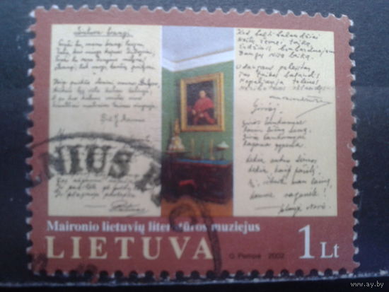 Литва 2002 Рукопись из Литературного музея