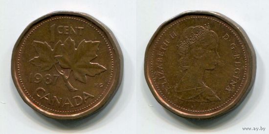 Канада. 1 цент (1987, XF)