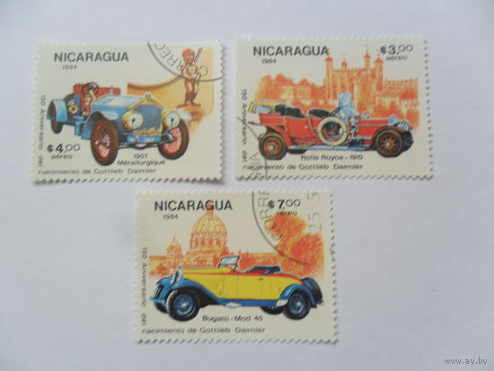 Никарагуа. автомобили 3 марки 1984г