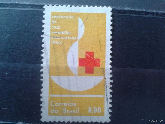 Бразилия 1963 100 лет Красному Кресту