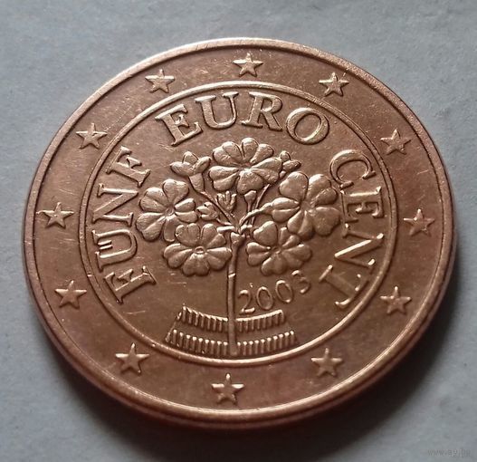 5 евроцентов, Австрия 2003 г.