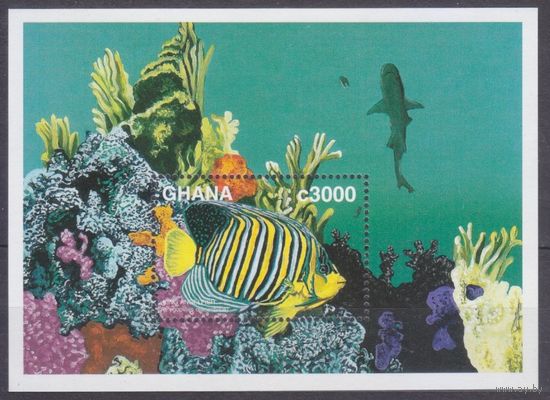 1997 Гана 2559/B327 Морская фауна 5,50 евро