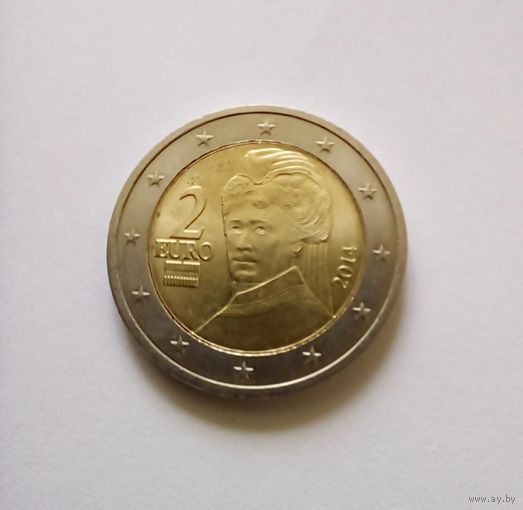 Австрия 2 евро 2014 г