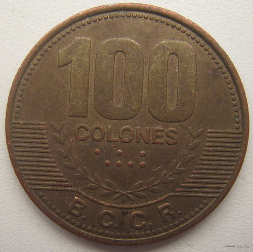 Коста-Рика 100 колон 2007 г.
