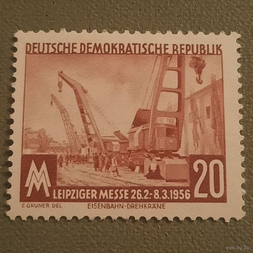 ГДР 1956. Лейпцигская ярмарка