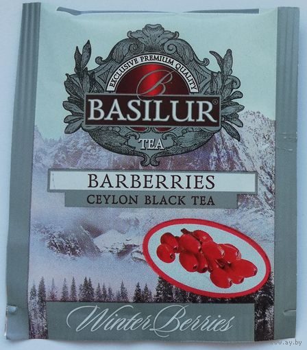 Чай Basilur Barberries (черный с ароматом барбариса) 1 пакетик