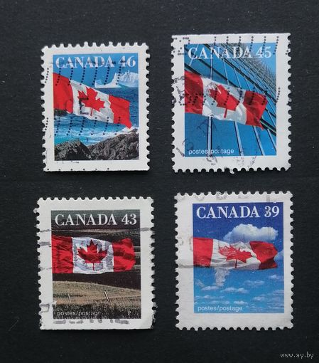 Канада/ Стандарт/ Флаг/ 4 марки