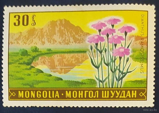 Монголия 1969 Цветы, не  полная серия