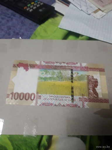 ГВИНЕЯ 10000 франков 2018 год