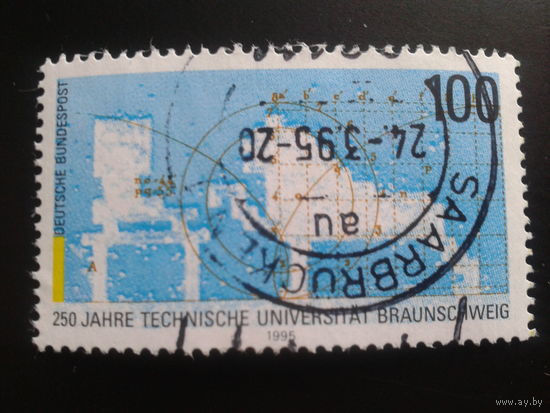 Германия 1995 техн. университет в Брауншвейге Михель-0,8 евро гаш.