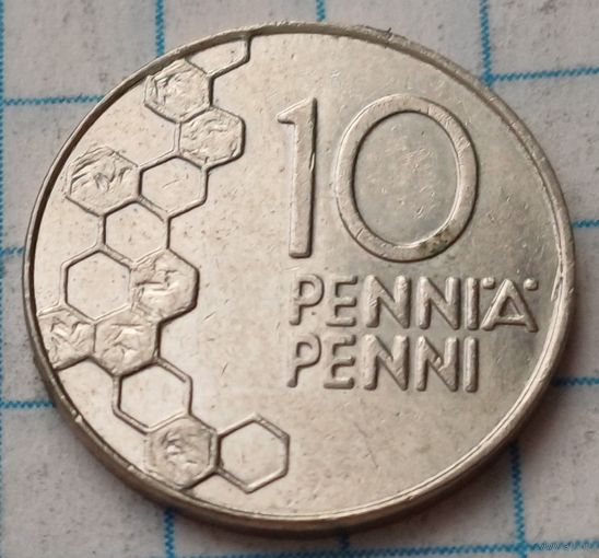 Финляндия 10 пенни, 1995     ( 2-3-4 )