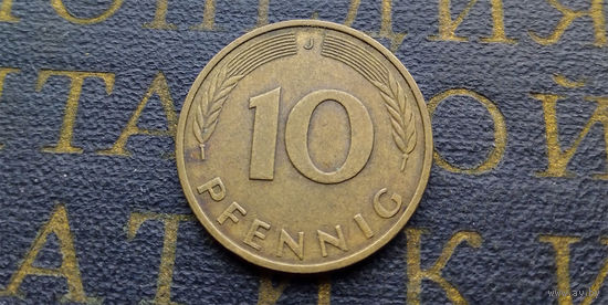 10 пфеннигов 1985 (J) Германия ФРГ #07