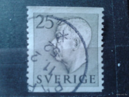 Швеция 1951 Король Густав 6 Адольф 25 оре