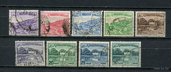 Пакистан - 1961-1962 - Местные виды - 9 марок. Гашеные.  (Лот 20CA)