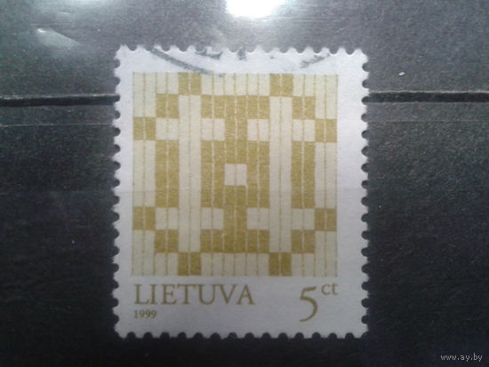 Литва, 1999. Стандарт, орнамент, 5ct