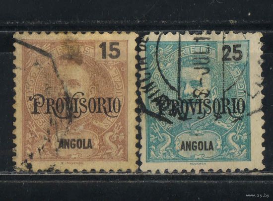 Португалия Колонии Ангола 1902 Карл I Надп Стандарт #75-6
