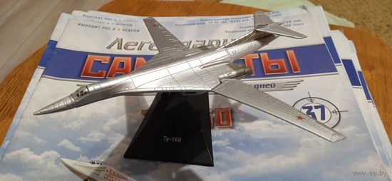 Легендарные самолеты 37 (модель Ту-160 + журнал)