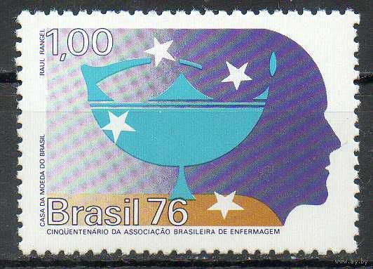 Волонтёрство Бразилия 1976 год чистая серия из 1 марки