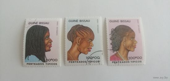 Гвинея Бисау 1989. Традиционные Прически
