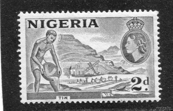 Нигерия. Британская колония. Добыча олова