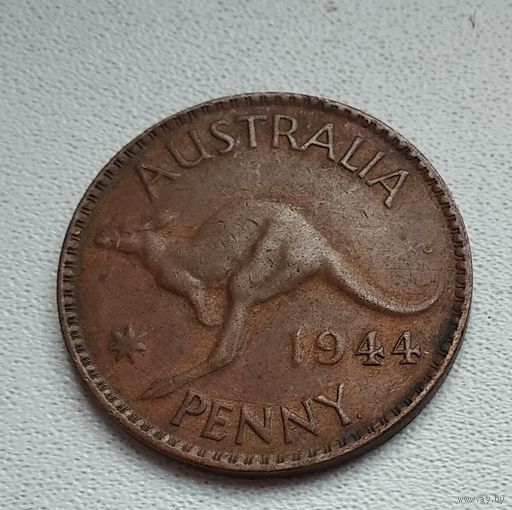 Австралия 1 пенни, 1944 Точка после "PENNY" 2-17-1