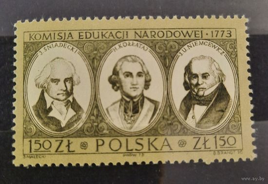 Польша 1973 год 200 лет комиссии народного образования