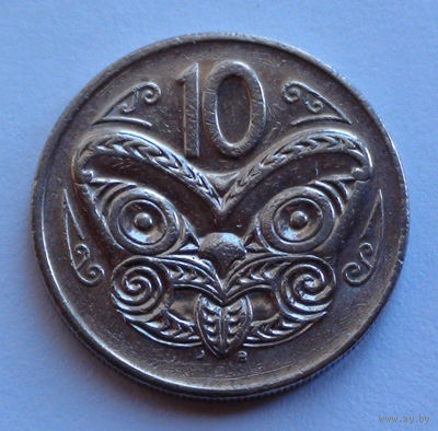 Новая Зеландия 10 центов. 1987