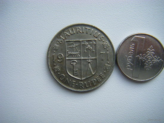 Маврикий (Британская колония) 1 рупия 1971г.