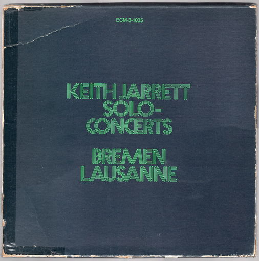 3LP Keith Jarrett 'Solo Concerts: Bremen / Lausanne'