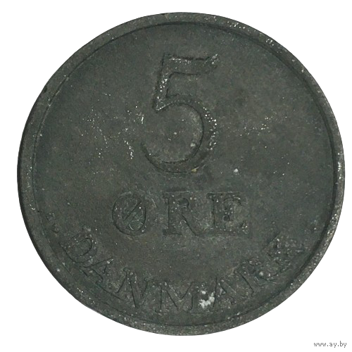 Дания 5 эре, 1957