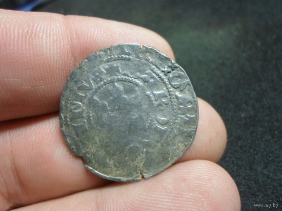 Пражский грош Карл I (1346-1378 г.) KAROLVS PRIMVS Серебро нечастая (2)