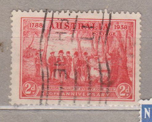 150-летие основания Нового Южного Уэльса Австралия  1937 год лот 12