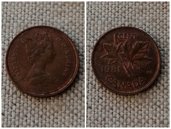 Канада 1 цент 1981