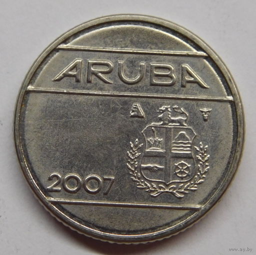 Аруба 10 центов 2007 г