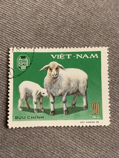 Вьетнам 1979. Овцы. Марка из серии