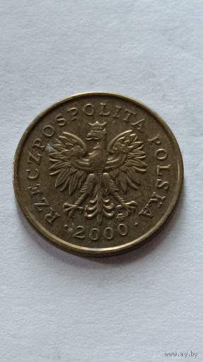 Польша. 2 гроша 2000 года.