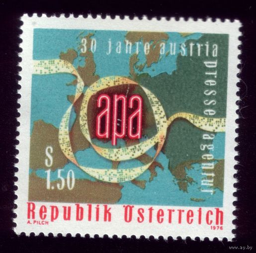1 марка 1976 год Австрия 1533