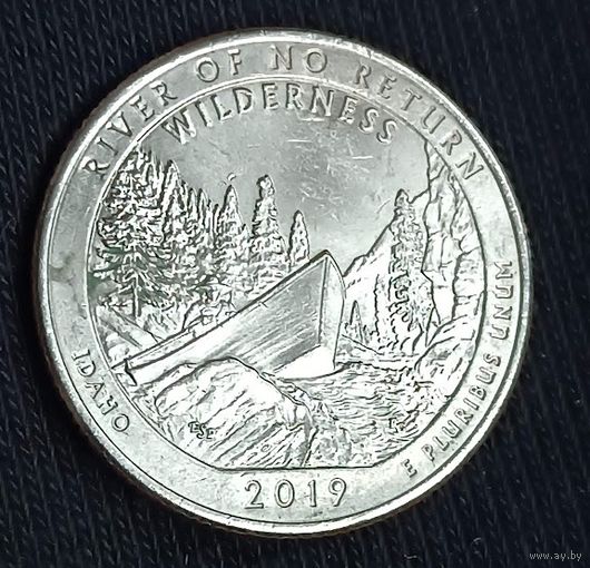 25 центов 2019  P США парки     IDAHO  Айдахо