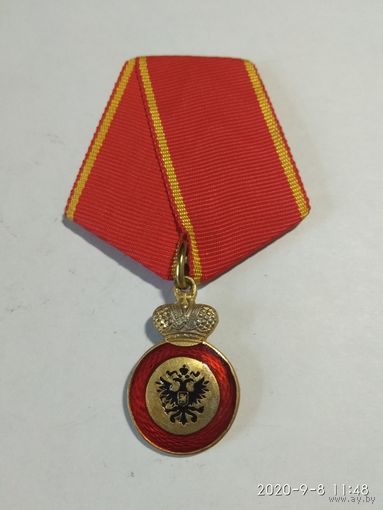 Медаль Царской России Св.Анны 4 степени для не христиан