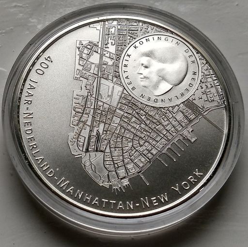 Нидерланды 5 евро, 2009 400 лет Манхэттену  3-3-12