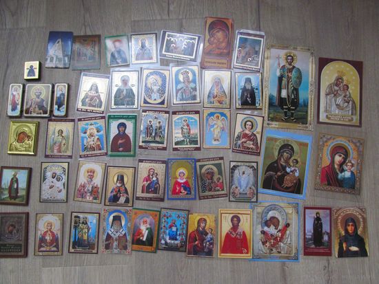 Иконки из храмов Беларуси и Украины.41+5шт.