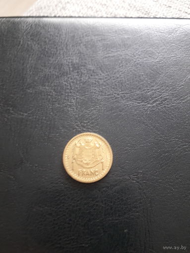 МОНАКО 1 франк 1945 год