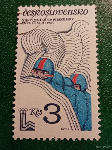 Чехословакия 1980. Зимняя олимпиада Лэйк Плэйсид. Бобслей