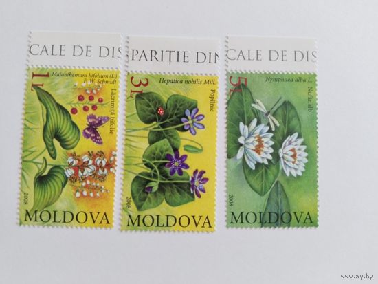 Молдавия 2008 3м цветы