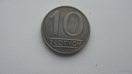 Польша 10 злотых 1986 г.