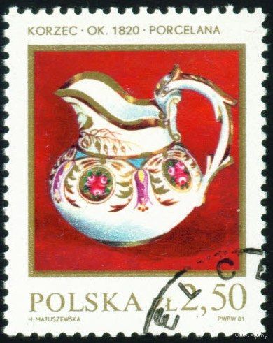 Польский фарфор Польша 1981 год 1 марка