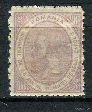 Королевство Румыния - 1891 - Король Кароль I 3B - [Mi.91] - 1 марка. MH.  (Лот 94AA)