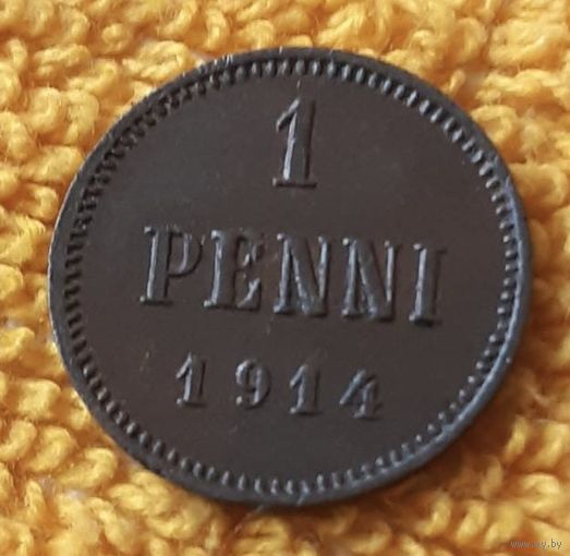 1 penni 1914 года.